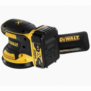 Ponceuse excentrique XR 18V 125 mm Brushless DEWALT - 2 batteries 5.0Ah + coffret TSTAK - sans chargeur - DCW210P2-QW