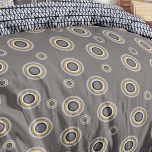 Parure Housse De Couette 3pcs 100% coton 57fils Kaly