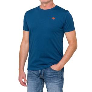 T-shirt in cotone 180 gr Hot Buttered Mistral blu chiaro