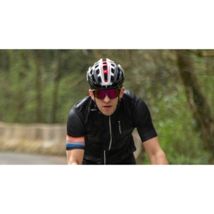 MAILLOT DE CICLISMO MANGA CORTA PARA HOMBRE BLUEBALL EN NEGRO CON LOGO BLANCO