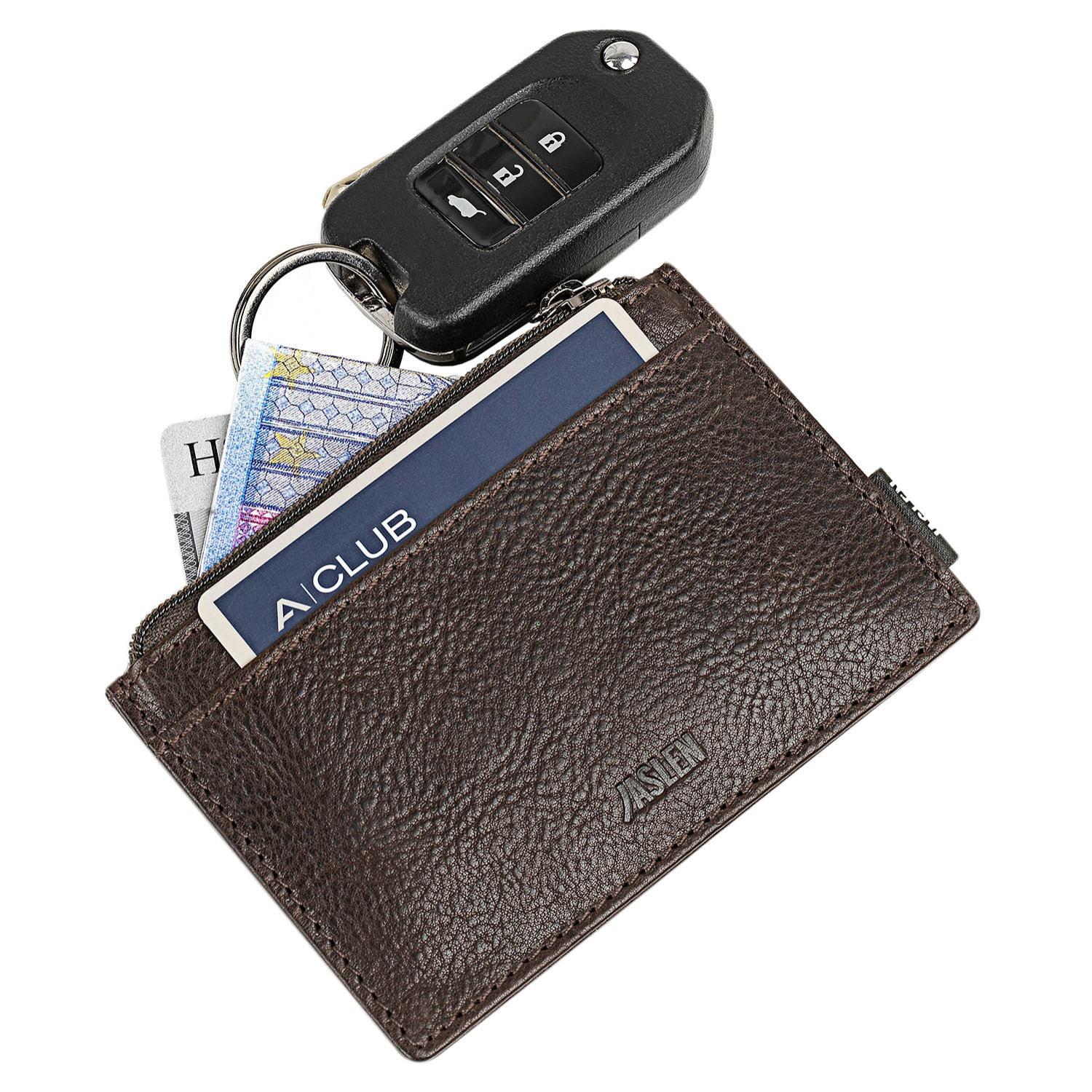 Monedero Piel Hombre Jaslen Hannover Marron