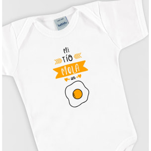 Body bebé frases manga corta hombro