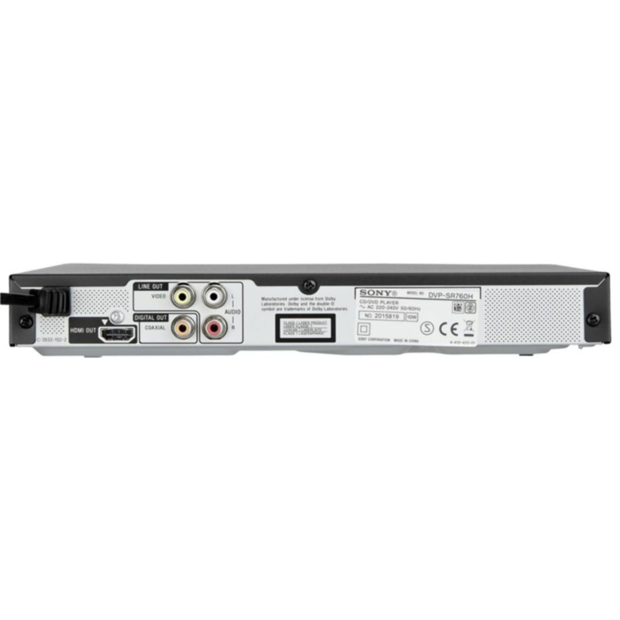 Lecteur DVD SONY DVPSR760HB