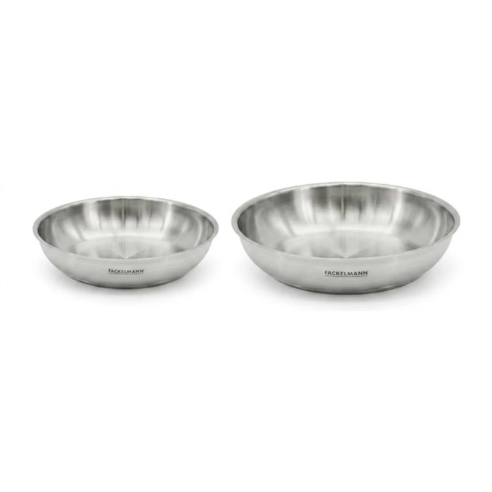 Set de 2 poêles sans manche Fackelmann InoGrip