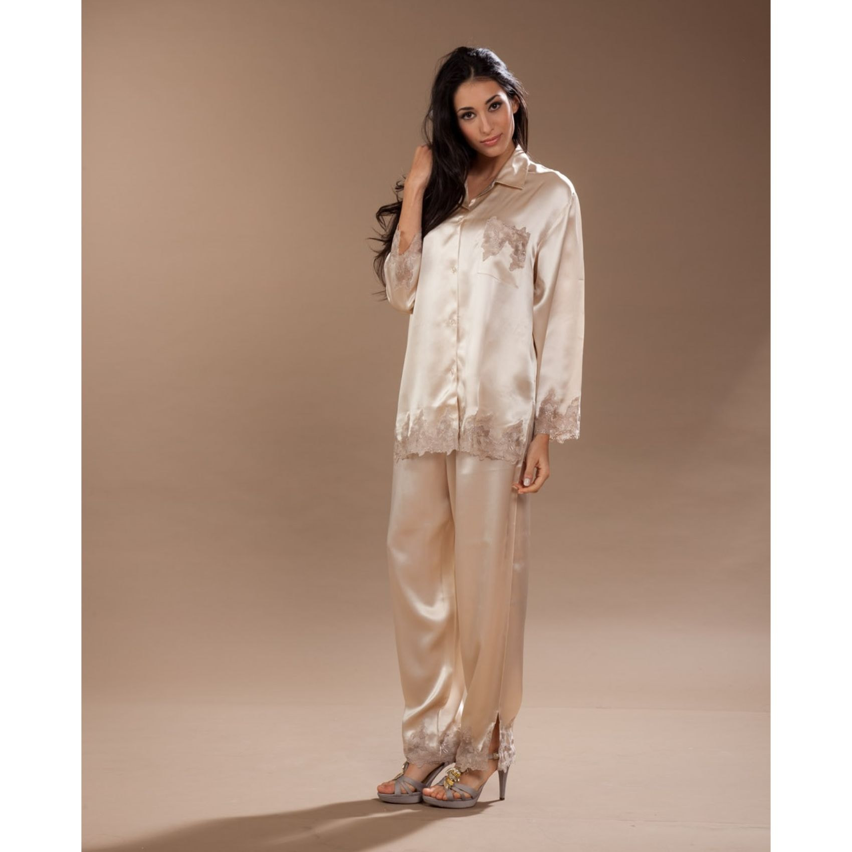 Pigiama leggero DONNA crema