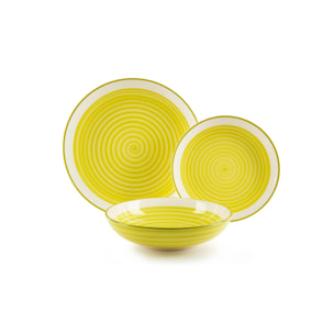 Service de table 18 pièces Excelsa – Old Italy, Céramique Multicolore