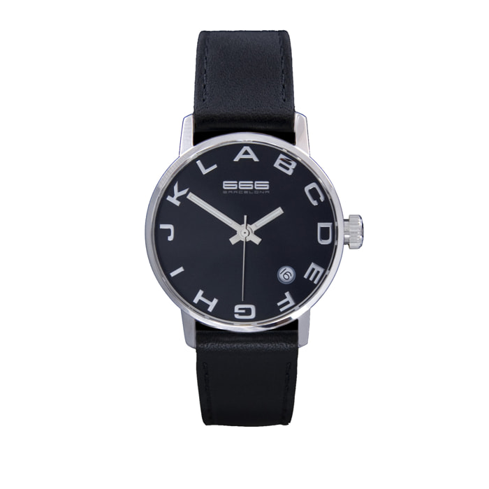 Reloj 666barcelona 666-272 Unisex Analogico Cuarzo con Correa de Piel