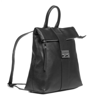 Foca Zaino Donna.Pelle autentica Dollaro