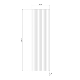 Pack 2 paneles acústicos Noiseless 240 Gris - Roble