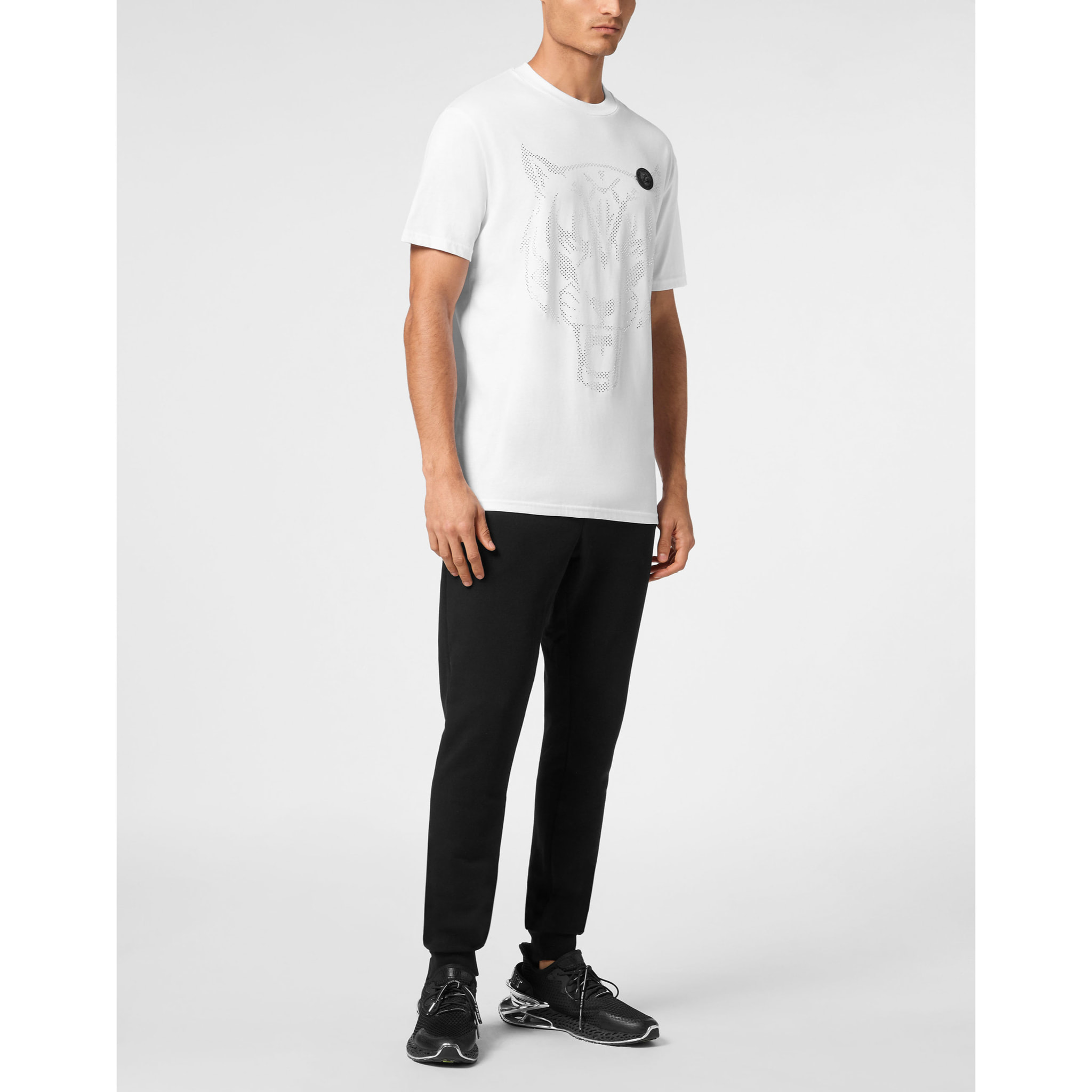 PLEIN SPORT Camiseta Cuello Redondo TIGER