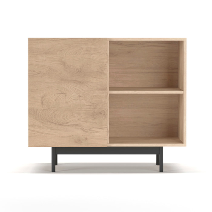 Aparador 1 puerta Printed roble 78x90x34 cm