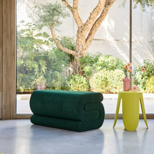 Banc design revêtement bouclette 1-2 places SASHA