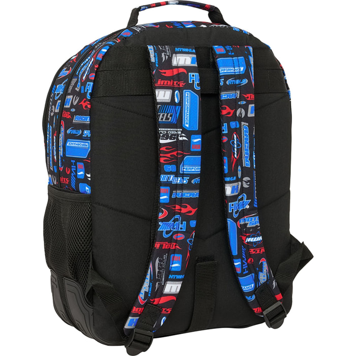 Mochila doble adapt.carro hot wheels