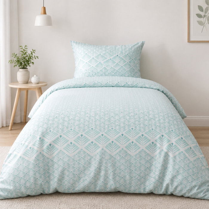 Parure de couette avec taie 100% microfibre Fanny