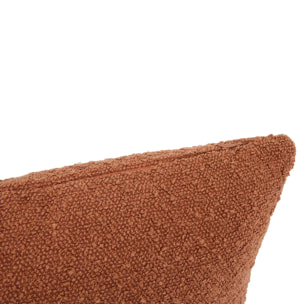 Coussin déco Solfia acajou 45x45cm