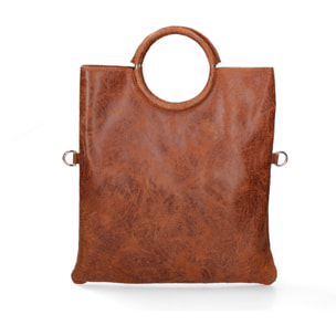 Borsa a mano da donna Made in Italy - Modello Velvet - 100% pelle scamosciata - 29.0 x 30.0 x 1.0 cm