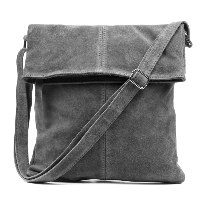 Airuno Borsa a tracolla Donna.Pelle autentica Suede
