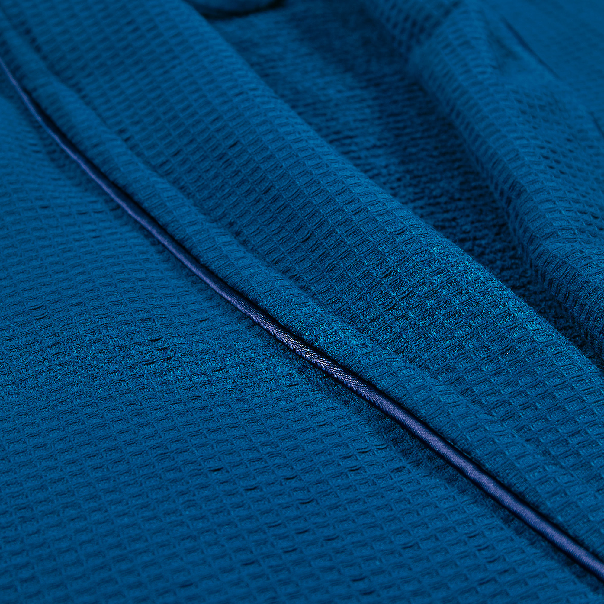 Albornoz s/m 360 gr/m2 nido de abeja 100% algodón azul marino