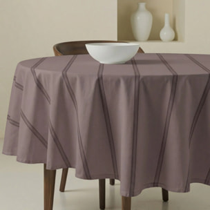 Nappe ronde anti-taches Nua Rose poudré