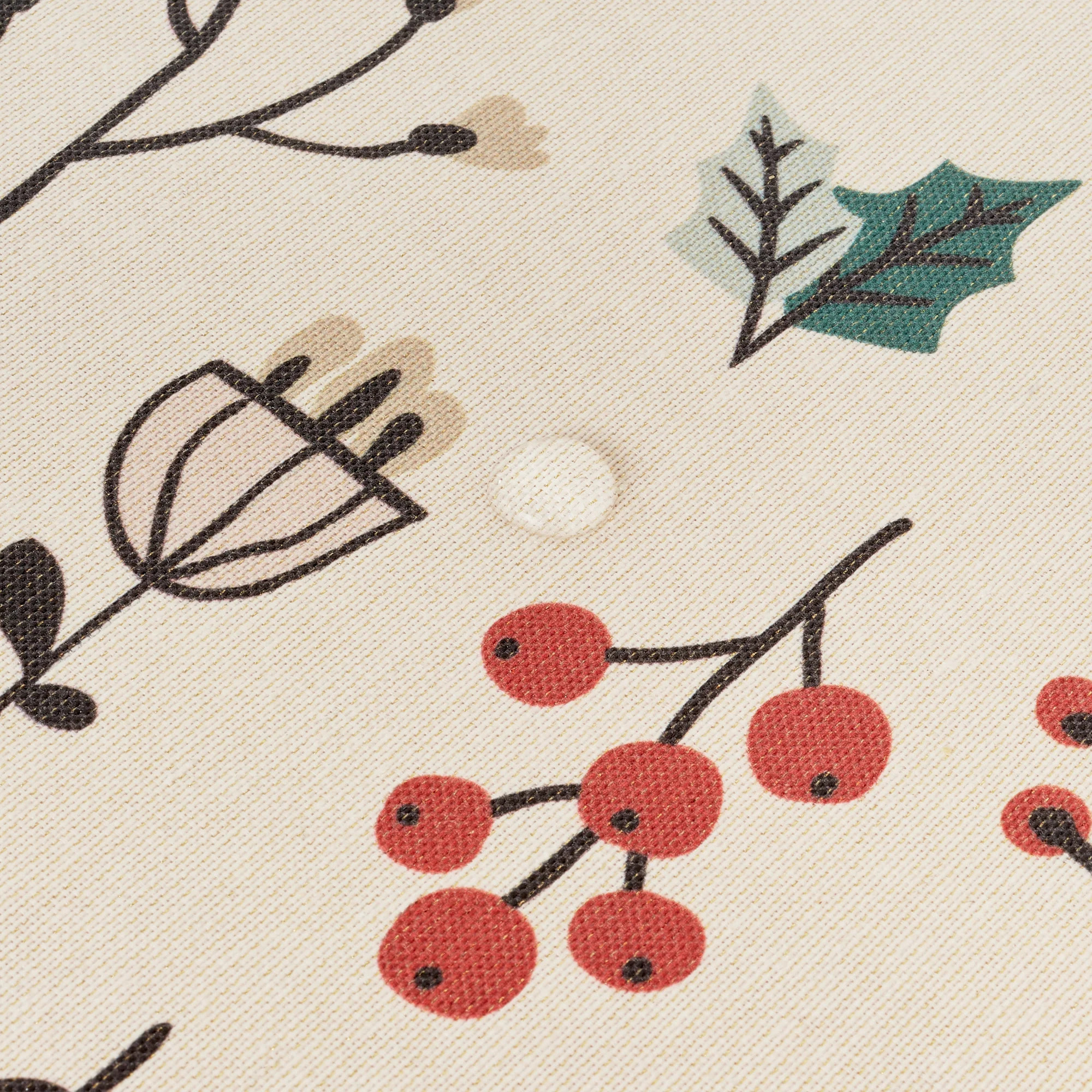 Nappe en résine Anti-tâches Toucher du Tissu Merry Christmas 44 Lurex
