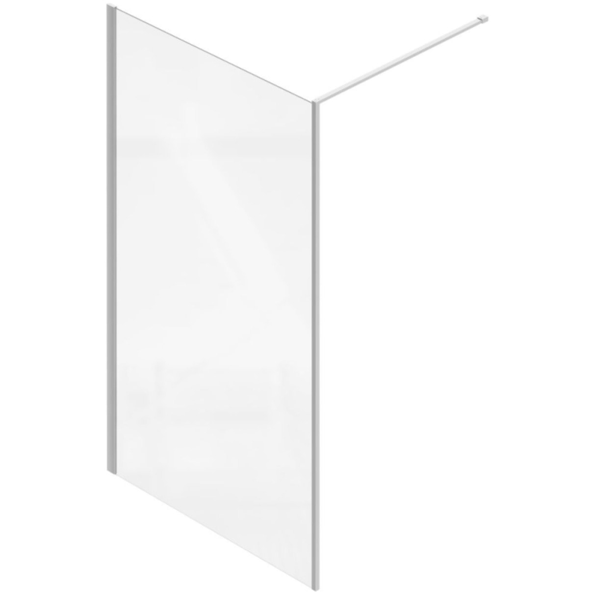 Paroi de douche à l'italienne Serenity 100 cm, Chrome Jacob Delafon