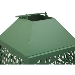 LANTERNE CARVING COPPIA CM 17,8X17,8X44-13,8X13,8X34