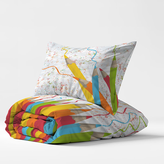 Parure copripiumino matitoni multicolor