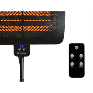 Estufa de exterior digital con pie y mando a distancia HEATY GLEAM PURLINE
