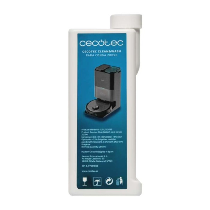 Liquido Detergente per Base Autosvuotante Clean&Wash per Conga 20090 ProAI Infin