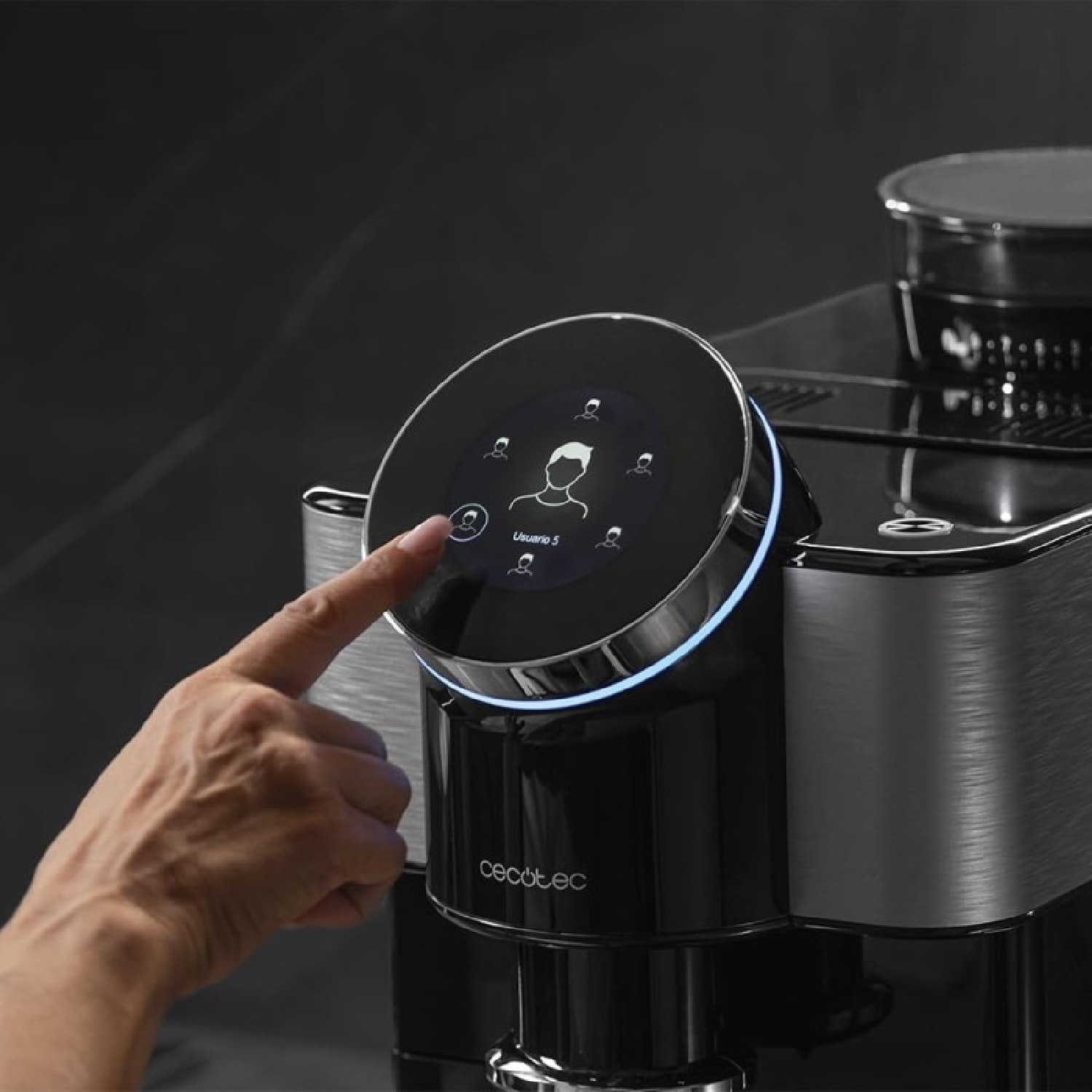 Cecotec Cafetera superautomática Cremmaet Spin