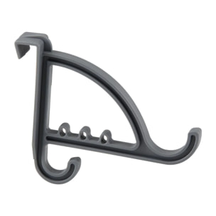 Crochet porte manteau pour porte Fackelmann Tecno