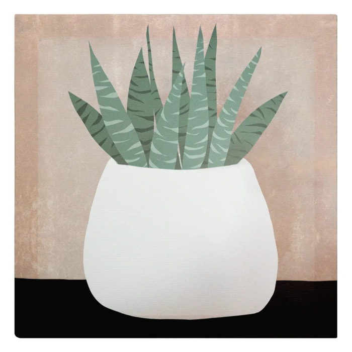 Toile imprimée "Jennifer" 28x28cm multicolore