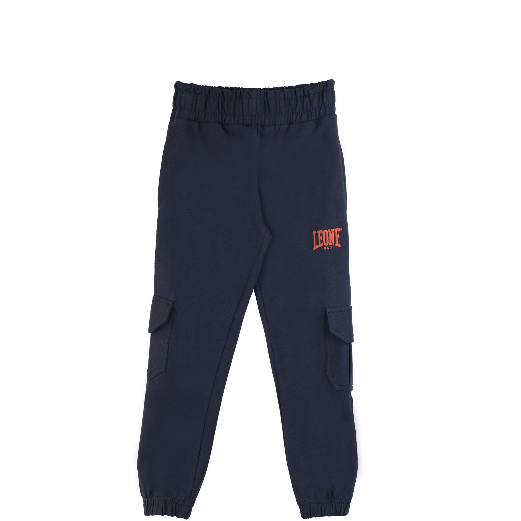 Pantalón infantil Leone New Basic de algodón no perchado con grandes bolsillos