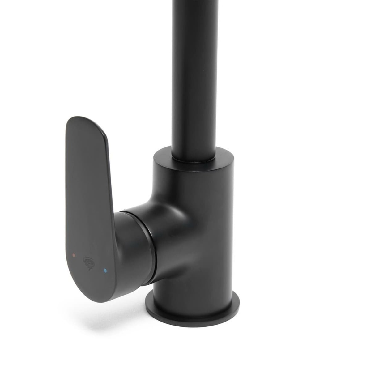 Robinet d'évier Swiss Aqua Technologies Mood avec bras tournant noir mat SATBSMOOD280KC