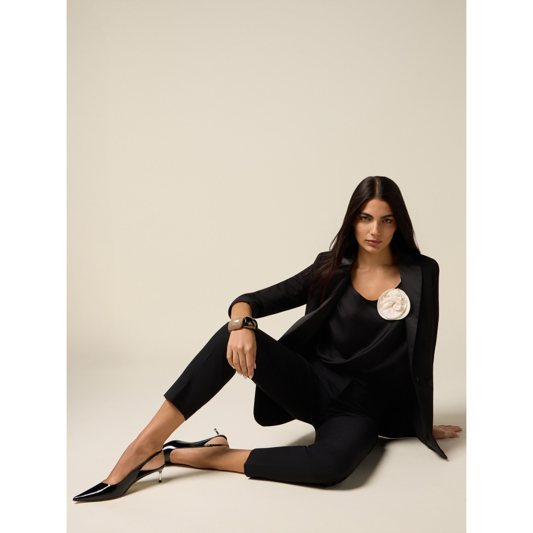 Oltre - Pantalones pitillo - Negro