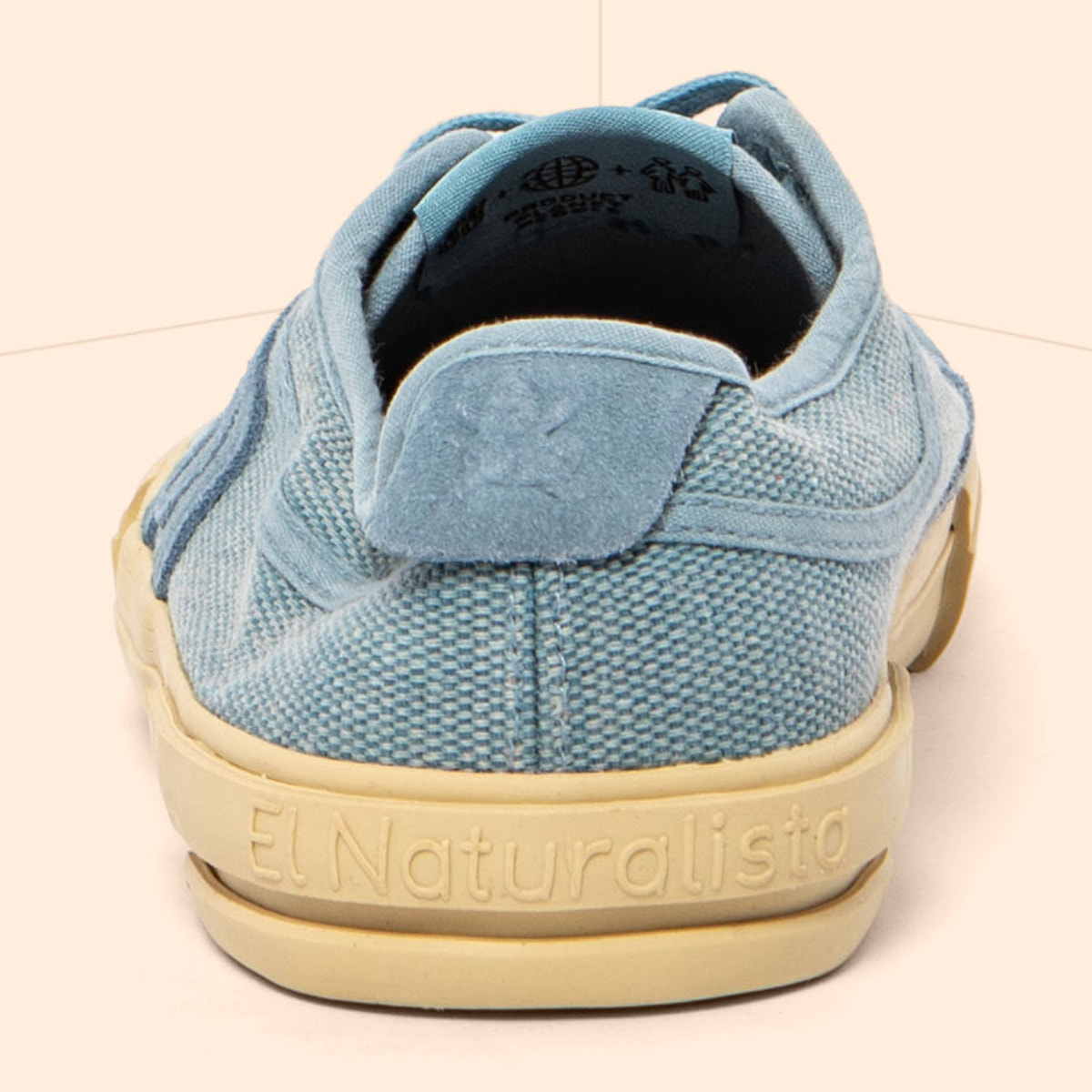 Zapatos N5953 WASHED COTTON BLUE/TEKO color Blue