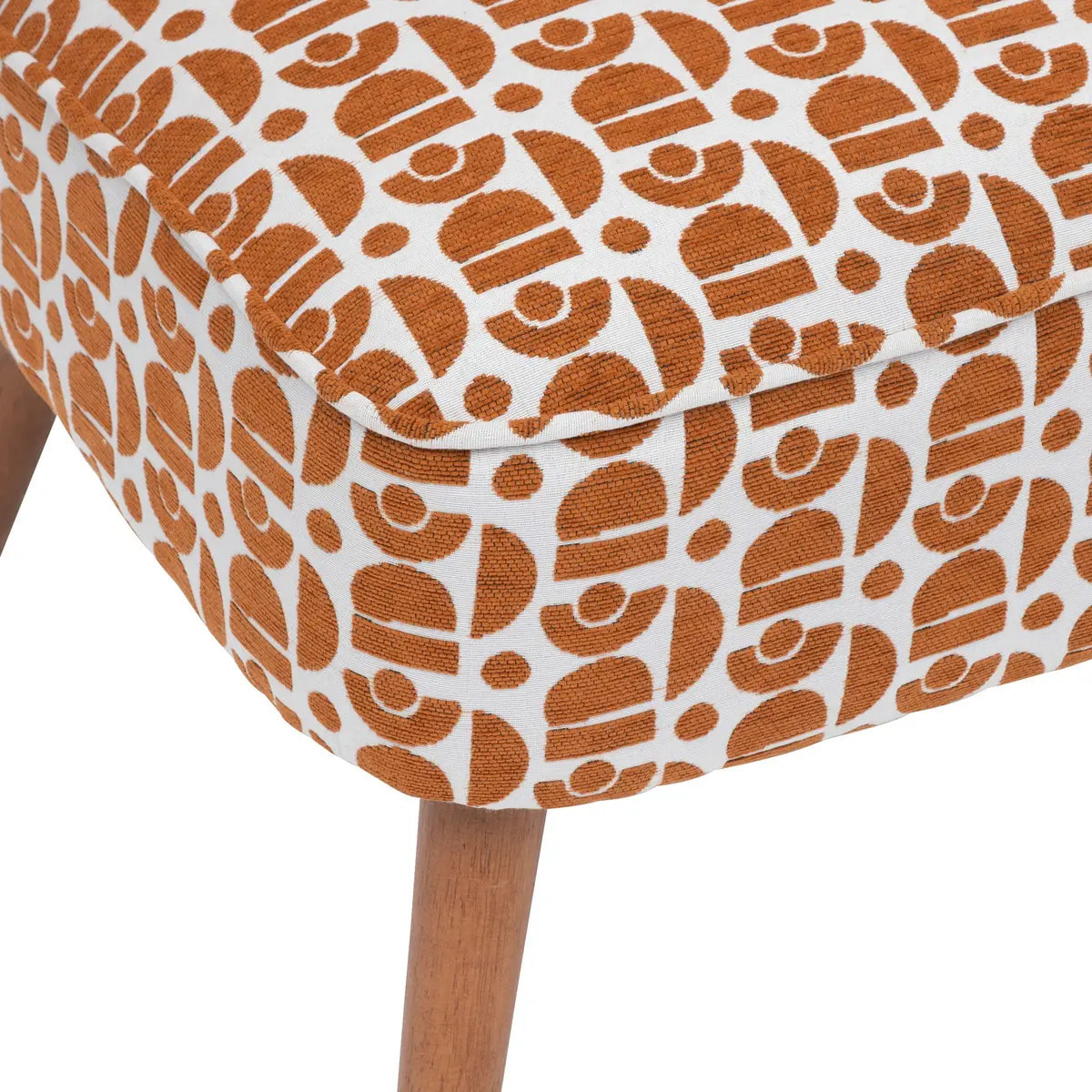 Fauteuil "Chiara" ambre