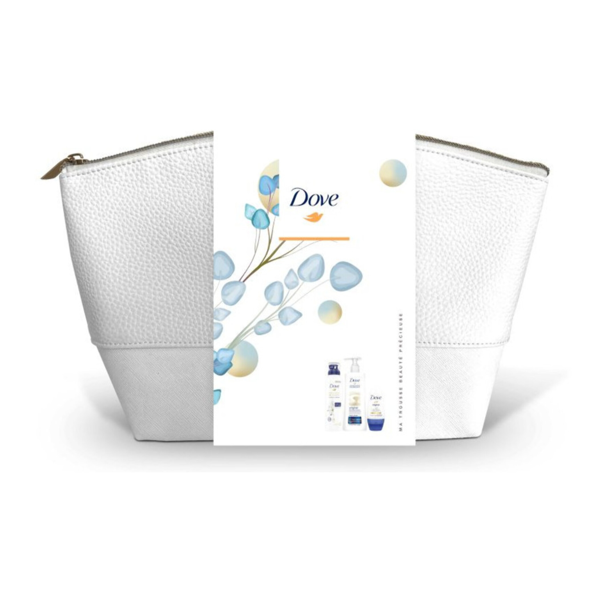 Dove Dove Original Trousse Beauté Précieuse Mousse de Douche, Lait Corps & Déodorant