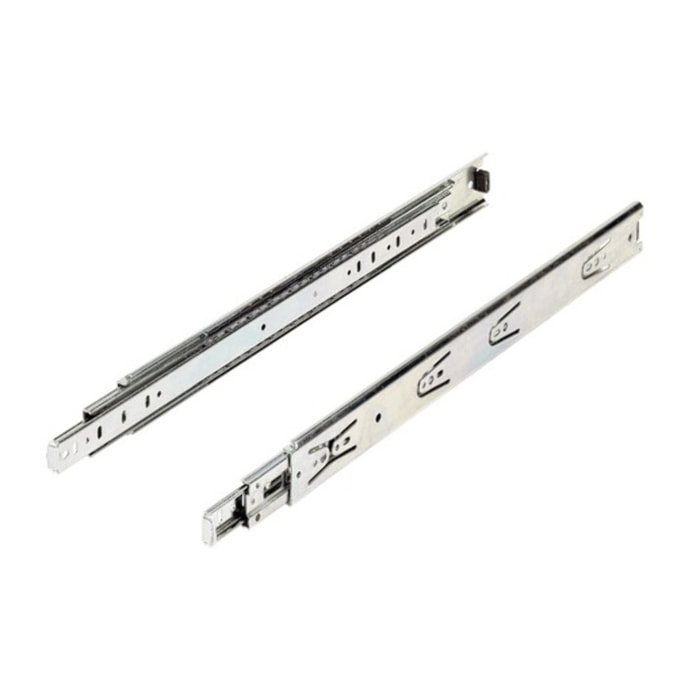 Paire de coulisses HETTICH KA5632 L.250mm - Largeur d'installation 12,7 mm - 45 kg - 73276