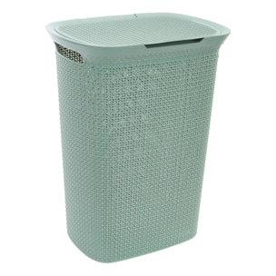 Corbeille 57L Scandinave Vert