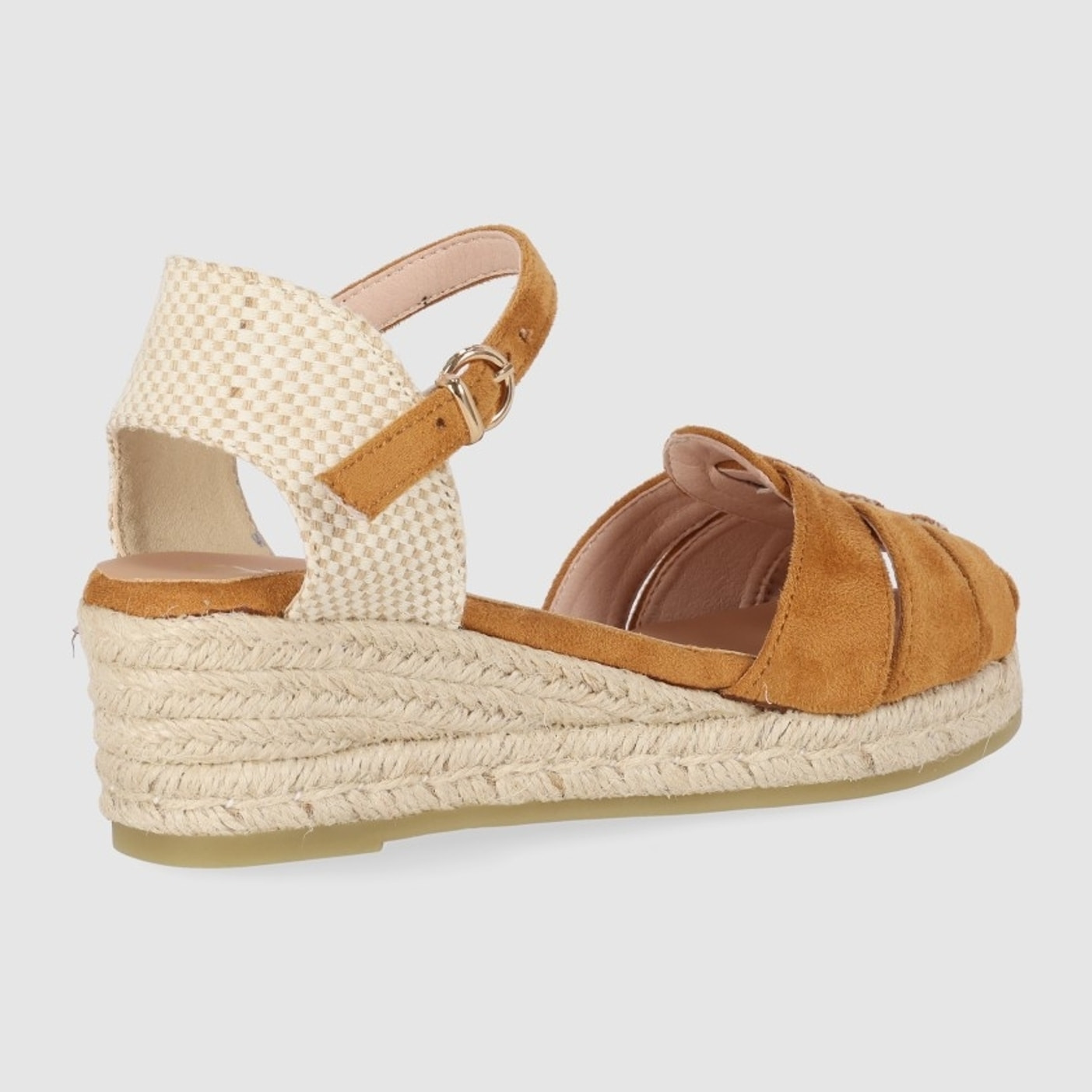 Sandalias de Tejido - Cuero - Tacón: 5 cm