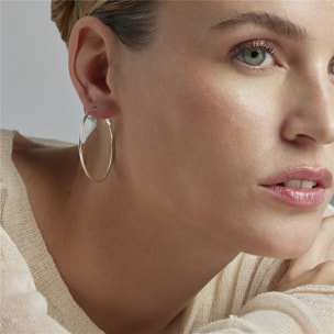 Pendientes Lux by Lux acabadoss en rodio