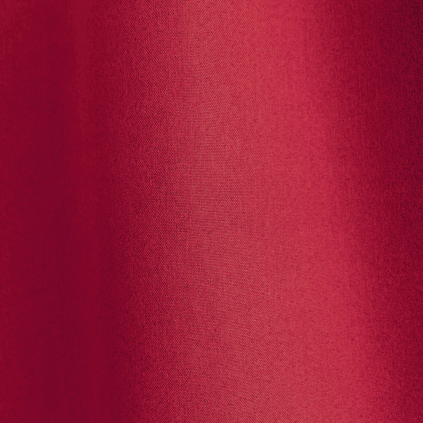 Rideau occultant aspect chambray - Rouge