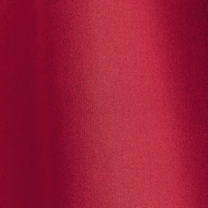 Rideau occultant aspect chambray - Rouge
