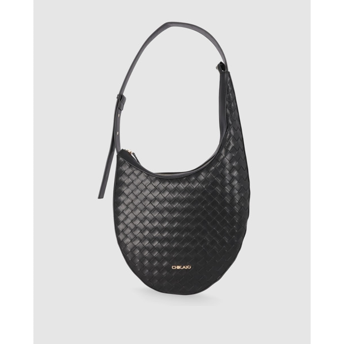 Bolso - Negro - Medida: 29 cm x 26 cm x 5 cm