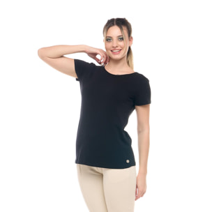 T-shirt a maniche corte da donna Leone Basic