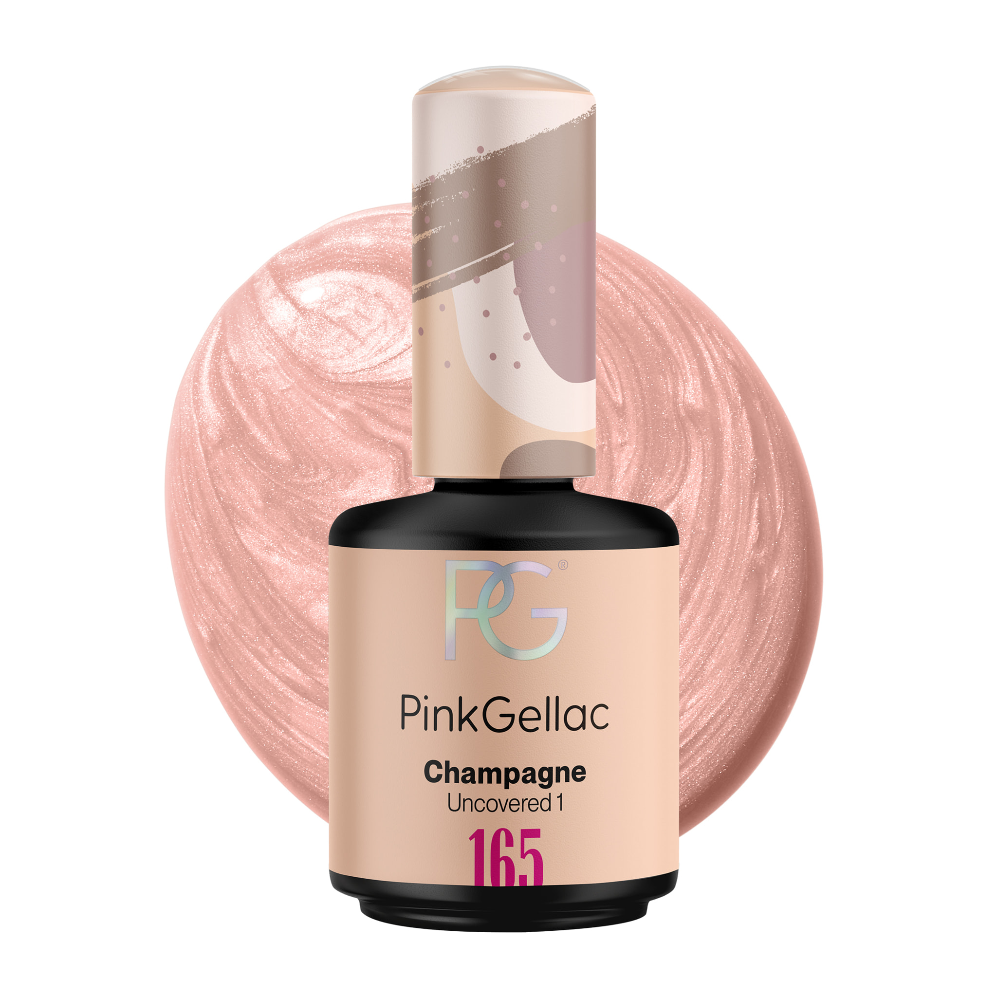 Vernis semi-permanent - 165 Champagne - 15 ml