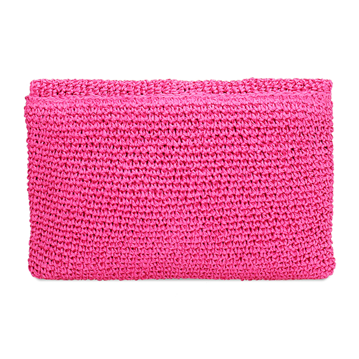 Pochette mare fucsia in paglia