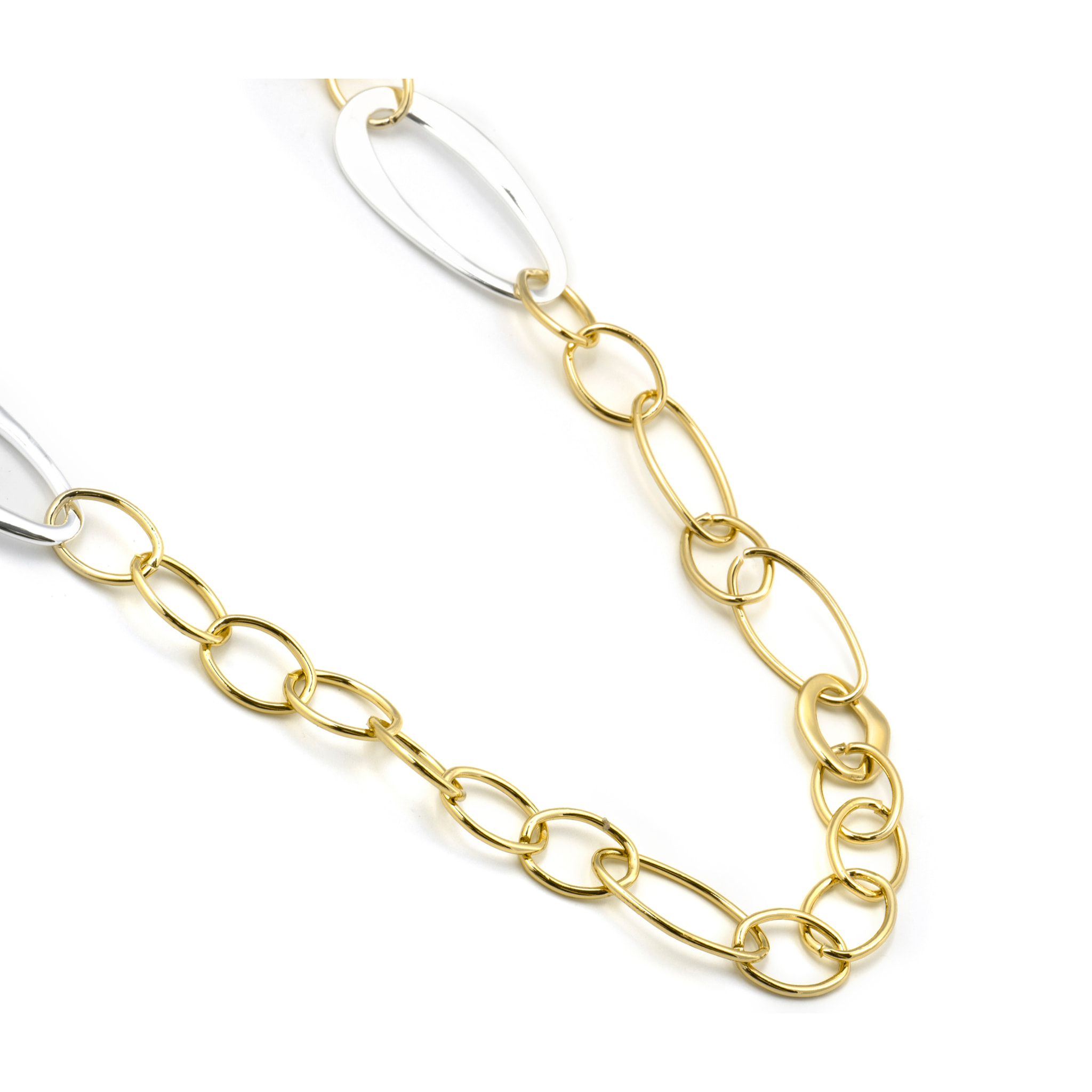 Collar Linzas acabado oro amarillo 18k