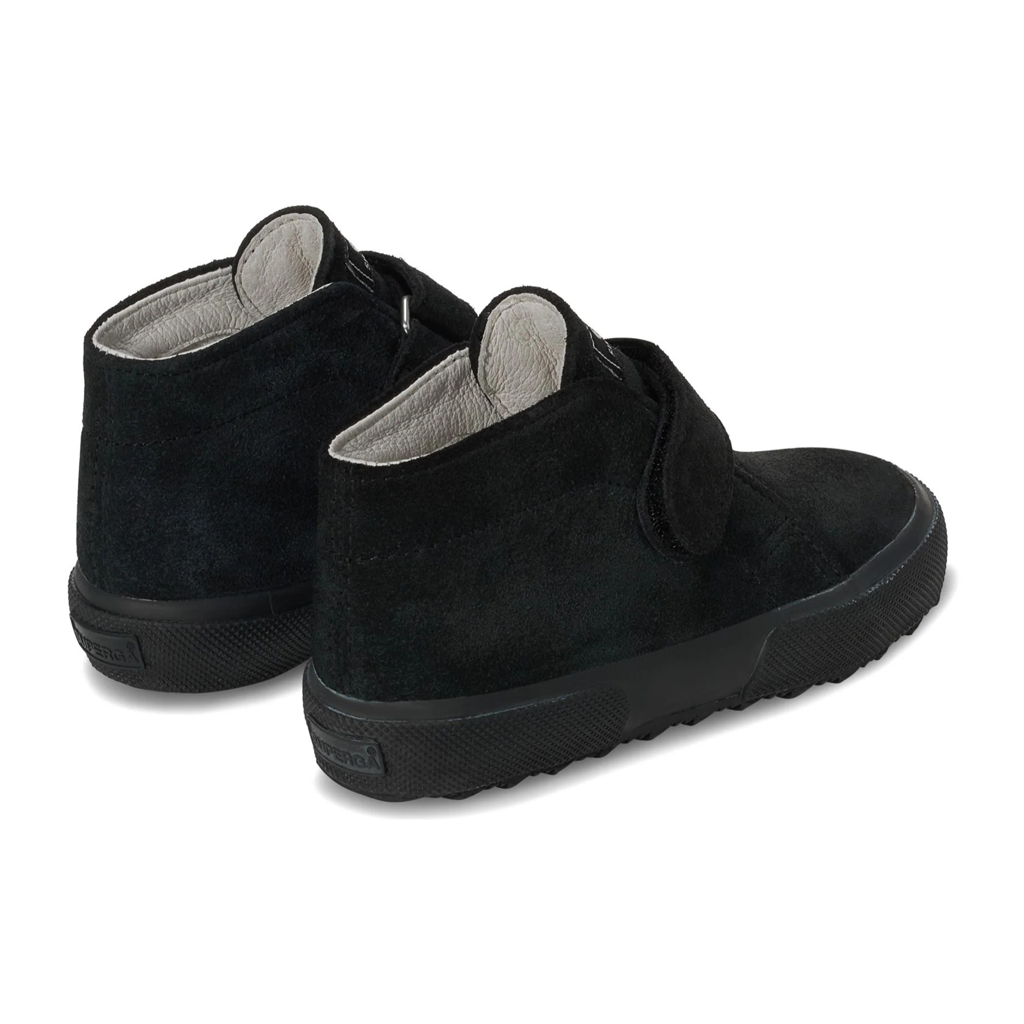 Stivaletti Superga Bambino Nero 2173 Kids Strap Suede